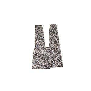 Let's Fit Size M Medium Leopard Compression Style Leggings NWT